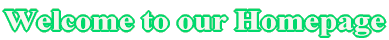 Welcome to our Homepage